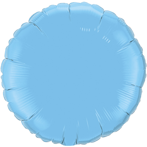 18" Pale Blue Round - Click Image to Close